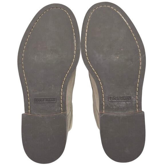 Cole Haan Ogden Stitch Suede Chukka Boots Taupe Tan Dress Casual Shoes Mens 9M - Picture 4 of 11